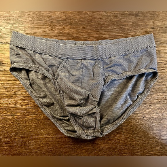 Intimissimi Jacquard needlecord briefs - gray - size M - Picture 2 of 4